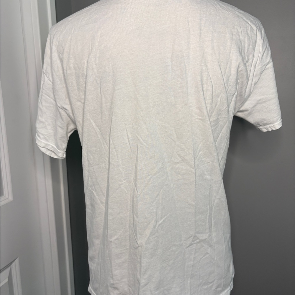 Good American White Short Sleeve V neck T-Shirt - Picture 5 of 8